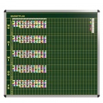 Klassen-Plantafel, 12 Stunden Mo-Fr, für 30 Klassen, 123x137 cm, 